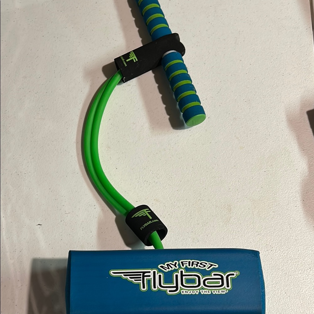 Kids flybar Blue and Green Pogo Stick
